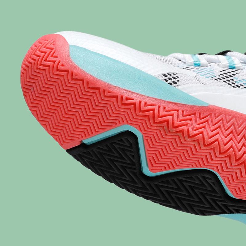 Children's Basketball Shoes Boys High Top Breathable Anti-slip Wear Cushioned Shock Student Training Actual Combat Sports Shoes