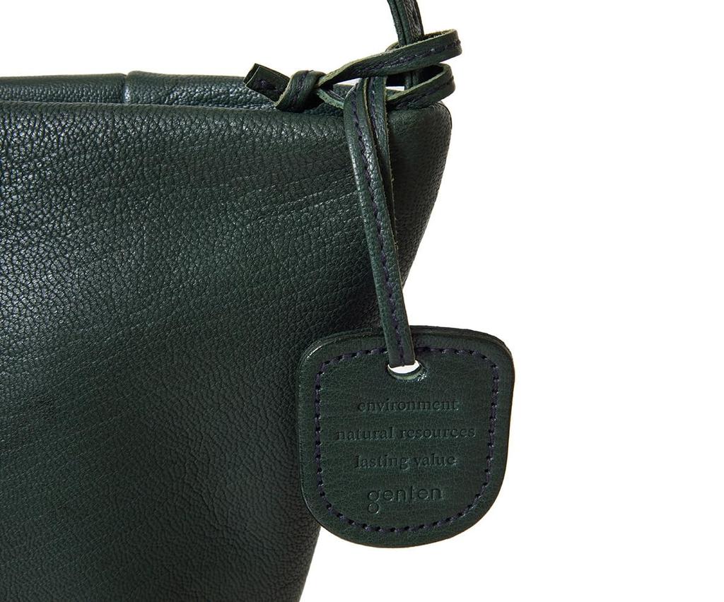 Сумка на плечо Коза Базовая Лесной зеленый [Genten] Женская