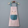 Women's Waterproof PVC Apron with Cooking Sleeves - Oil-Proof, Customizable, Half-Length Waist Design