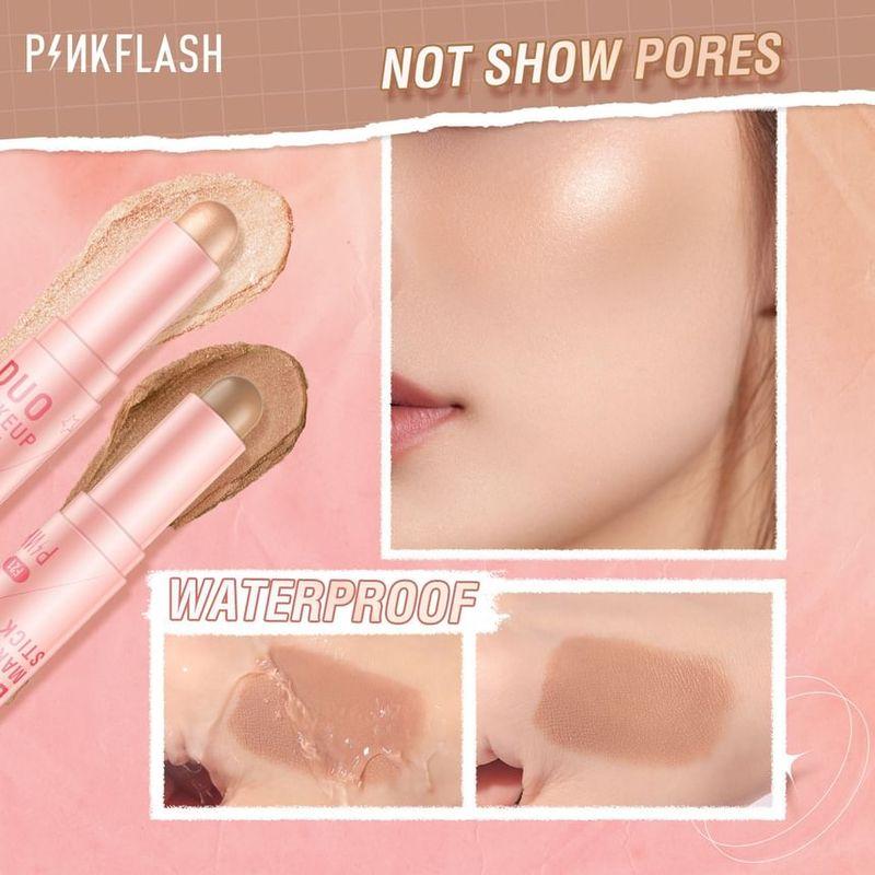 PINKFLASH - Двойной стик для макияжа - 3 цвета HS