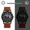 Military Watch with Nylon Luminous Analog Simple and Stylish Quartz Fashion Accessory Perfect Gift for and Day Men's Strap, Waterproof, Display,