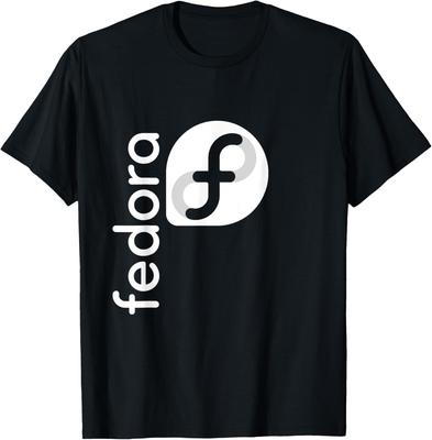 Linux Fedora Футболка Белая Слоган Логотип Открытый Исходный Код ОС Футболка Унисекс Хлопок Уличная Одежда Топы Мужская Одежда Ropa Hombre
