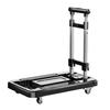 Folding Hand Truck with Wheels 110lbs Load-capacity Rustproof Corrosion Resistant Collapsible Trolly Portable Dolly Luggage Cart