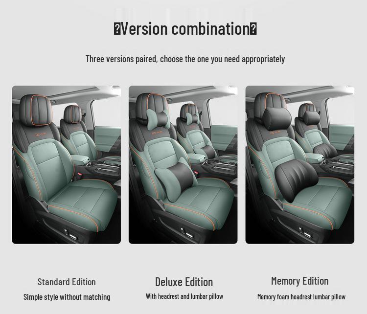 Новая универсальная 5-местная полностью кожаная подушка на автомобильное сиденье для Car03 - Все сезоны