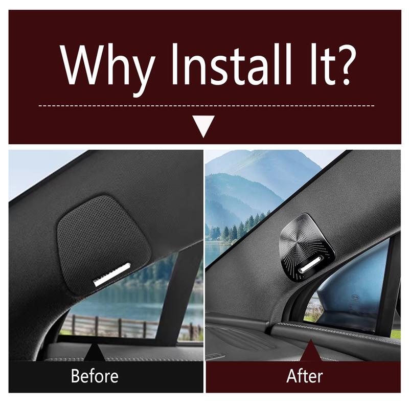 Front Triangle Pillar A Speaker Audio Loudspeaker Sound Frame Cover Trim Accessories For BYD Sealion 7 Sea lion 07 EV 2024 2025