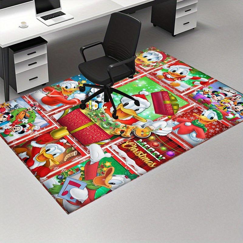 1pc,Disney Christmas Holiday Decorations - Merry Bright Home Office Chair Rug Outdoor Gift SetH155