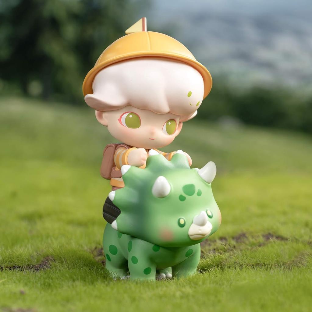 POP MART DIMOO Jurassic World Series Blind Box Figures, Random Design Action Figures, Holiday Birthday Gifts, Single Box