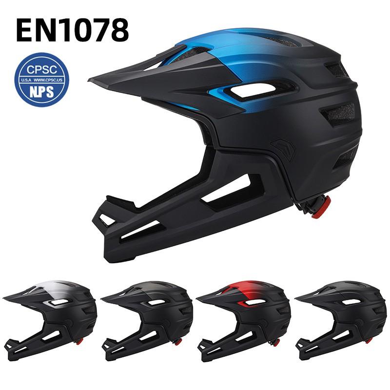 Full Face Mountain Bike Helmet Downhill Cycling Outdoor Trail Riding Adult Unisex PC EPS Construction