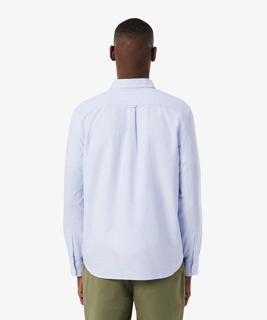 LACOSTE Men'S Oxford Striped Shirt Ch7552-56G E7B