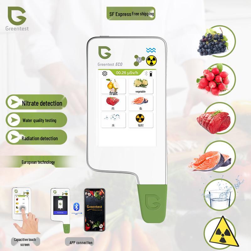 ECO6 Green Tester: Nitrate & Radiation Detector for Food, Water, & Environment
