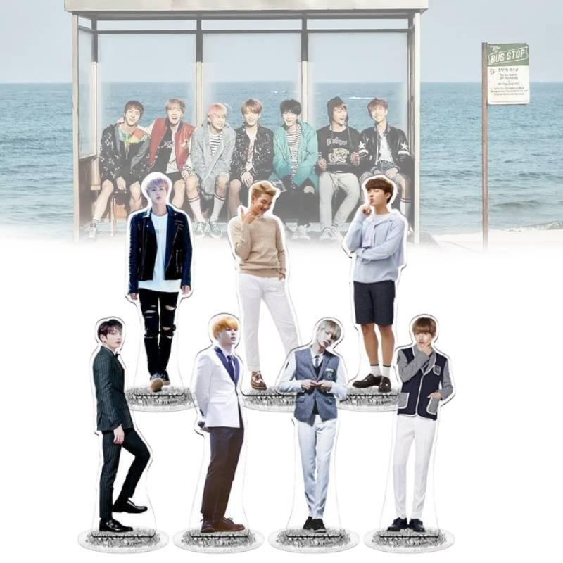 Акриловая фигурка стенд Kpop звезда Bts Bangtan Boys премиум качества двусторонняя домашний декор для стола