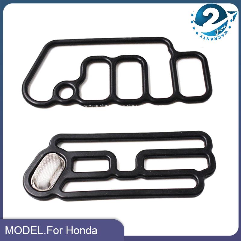 2pcs/set Cylinder Head Solenoid Gasket VTEC Gasket Kit for Honda Accord Odyssey OEM 15845-R70-A01 15815-R70-A01 New