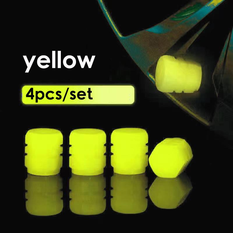 4 шт. колпачки для вентилей, колпачки для вентилей шин, универсальные сверкающие стразы, подсвеченные светящиеся клапаны, декор для крышки штока