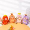 Kawaii Plush Doll Keyring Ornaments Good Luck Pendant Creative Mini Gourd Keychain  for Lovers