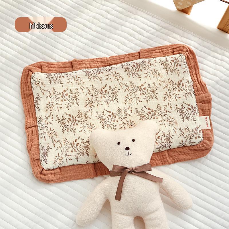 Облачная подушка из чистого хлопка класса А для новорожденных - Мягкая и уютная для всех сезонов