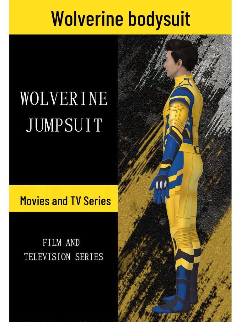 Детский костюм оборотня Росомахи на Хэллоуин – Костюм для косплея Аниме Мстители