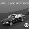 1:24 Mercedes-Benz W140 320SEL Классическая модель легкосплавного автомобиля Звук и свет Инерционный механизм Детская коллекция игрушек Модные украшения Подарок на день рождения мальчикам