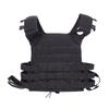 Черный утяжеленный жилет для занятий спортом на открытом воздухе, многофункциональный утяжеленный жилет для тренировок на открытом воздухе