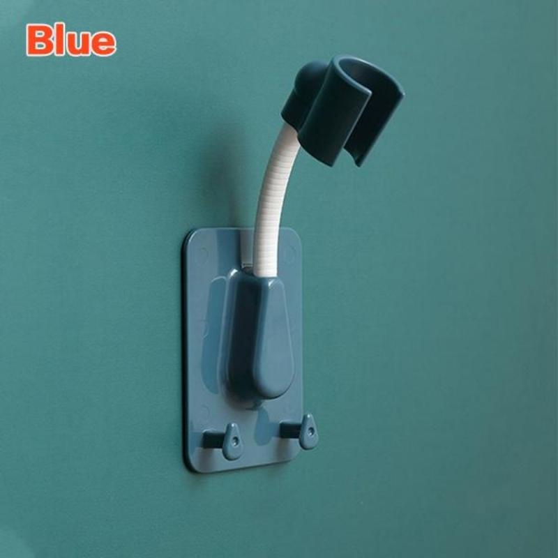 Регулируемый самоклеящийся кронштейн для душа в ванной, универсальный кронштейн для держателя душевой штанги для ванны на 360°