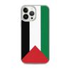 Coque iPhone - Palestine - Drapeau - Souple - Multicolore - Compatible iPhone 13 Pro Max