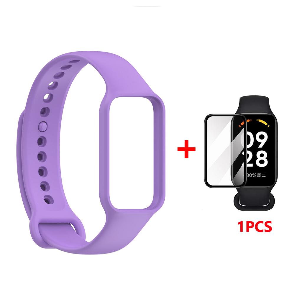 Replacement Strap For Redmi Smart Band 2 Silicone Watchbands Strap For Xiaomi Smart Band 8 Active Strap Bracelet