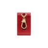 Gucci Marmont Gold Label Logo Leather Charm Key Case Wallet Women's Red