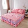 Bed Sheets Flat Lace Bedroom Printing Twin Queen Full Size Nordic Style Skin-friendly Non-slip Princess Adults Mattress Cover