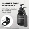 1/2/3 шт./комплект 500 мл дозатор для мыла с этикетками многоразовый контейнер для шампуня вешалка настенный держатель для бутылок