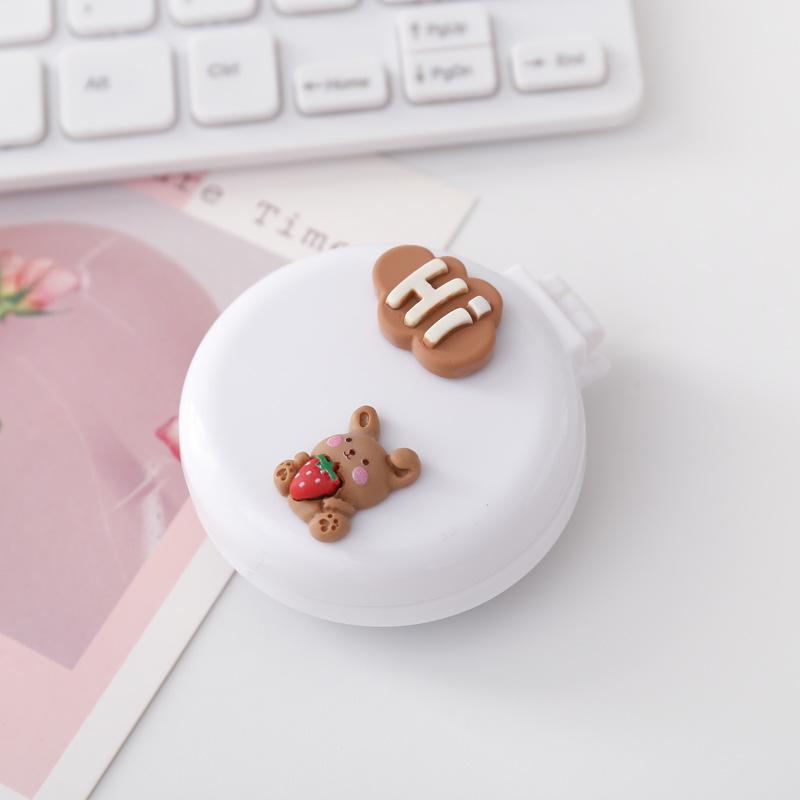 Симпатичные мини-складные гребни для волос с зеркалом, портативные для путешествий, массажная расческа для женщин и девочек, щетки для волос, аксессуары для укладки