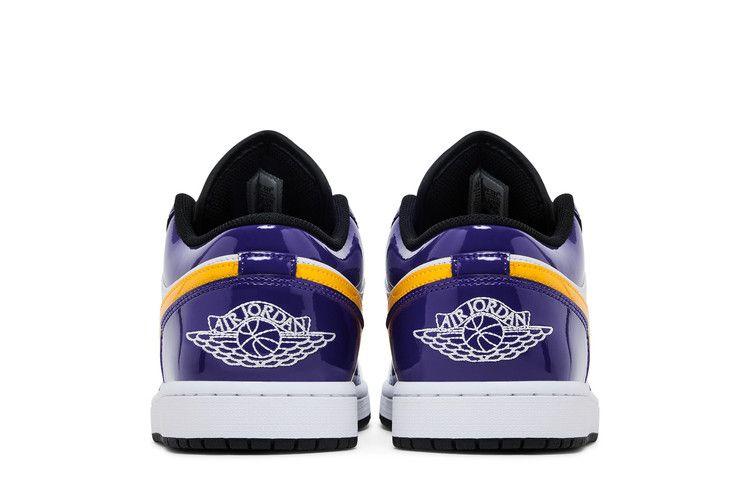 Мужские кроссовки Nike Jordan 1 Low SE Lakers Court Purple/White/Black/University Gold