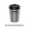 Car Ashtray One-button Open Lid Ashtray LED Light Metal Accessories For Jeep Compass Renegade Cherokee Wrangler JK Patriot MWGHF1