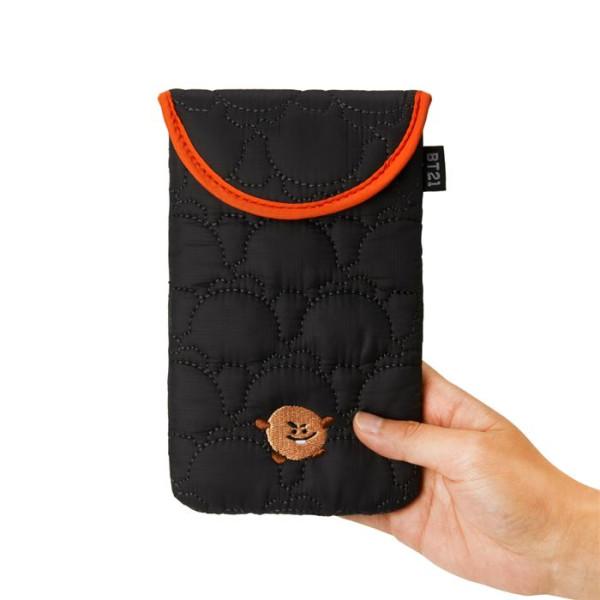 LINE FRIENDS BT21 SHOOKY Winter Quilted Multi Pouch