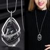 Длинные ожерелья и подвески для женщин Maxi Collier Femme геометрическая цепочка модное ожерелье эффектный воротник аксессуары ювелирные изделия 2024