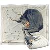Graffitee Studios Vintage Taurus Supersoft Blanket