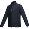 Emporio Armani EA7 Осень/Зима 24 Однотонная куртка-пуховик с воротником-стойкой, на молнии, с длинным рукавом, мужская верхняя одежда, Темно-синий 8NPB13-PNE1Z-24F-1562