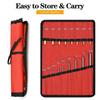 Roll Pin Punch Set, Punch Removing Repair Tools, Including Brass Pin Punches, Steel Pin Punches with Storage Pouch