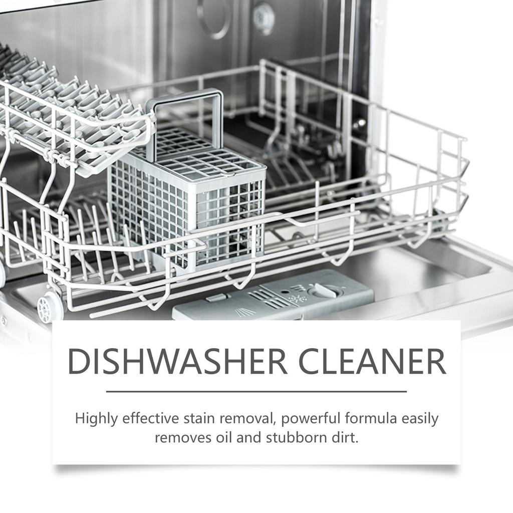 JAKEHOE Dishwasher Cleaner Removes Stains Grease & Limescale Household Kitchen Dishwasher Cleaning Liquid