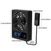 Reptile Fan with Powerful Dehumidifier with Installation Clamp, Versatile And Quiet Humidity Gauge for Geckos