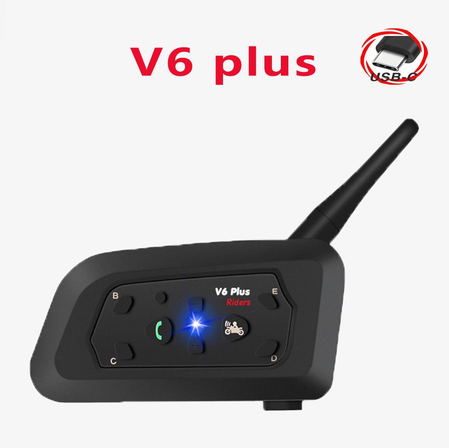Neutral V6Plus Bluetooth Motorcycle Helmet Earphones - Noise-Cancelling, Waterproof, and Ideal for Cycling and Intercom Use.