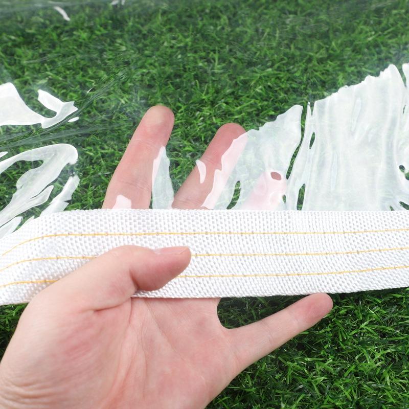 Customize Transparent Tarpaulin Waterproof PVC Canvas Garden Succulent Plants Clearly Rain Cover Balcony Windows Rainproof Cloth