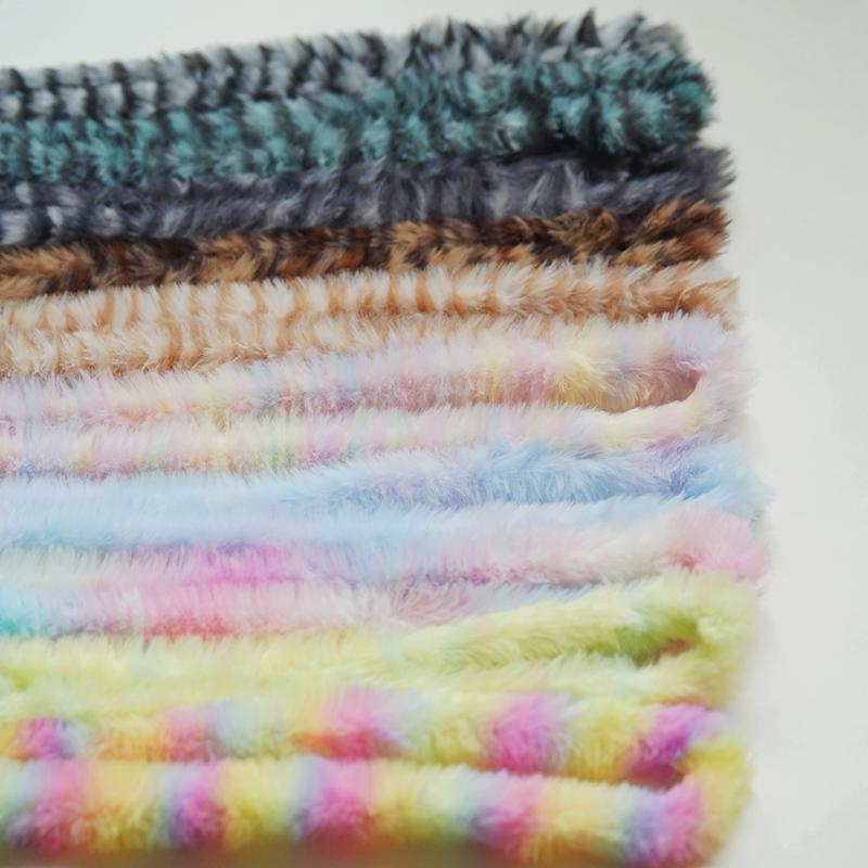 Палка для скручивания корней шерсти, 20 мм, разноцветная окрашенная плюшевая палочка