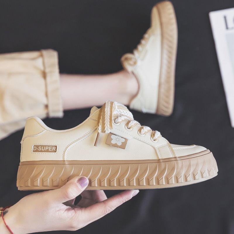 Модная женская обувь на шнуровке Kawaii Leather Flat Cute Женская обувь Дизайнерская по акции 39 Стильная акция Оригинальная новая распродажа