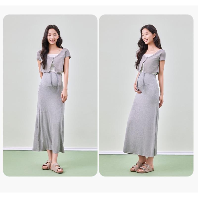 New Maternity Dress for Autumn and Winter, High Waist and Plus Size, Slimming Women's Half Length Skirt