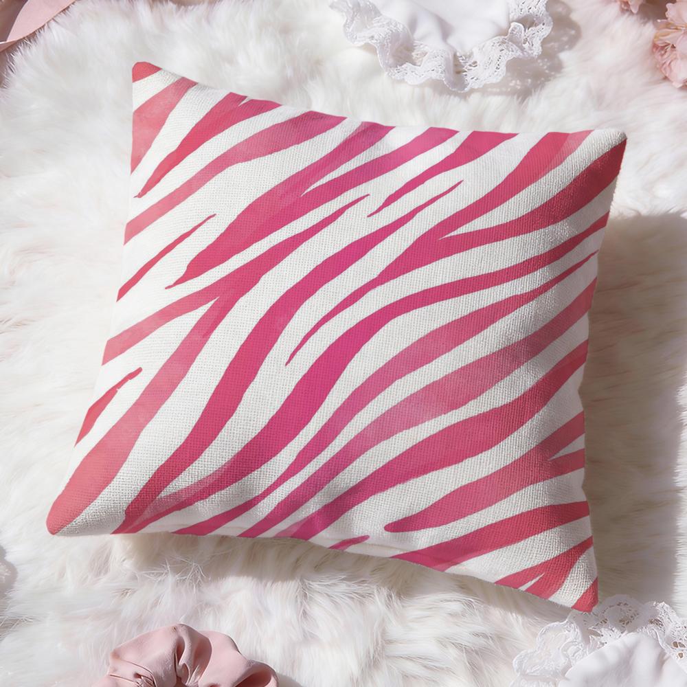 Zebra Stripes Cushion Cover Premium Comfort Reversible Pillow Cove Two in One Design for Any Room Car Interior
