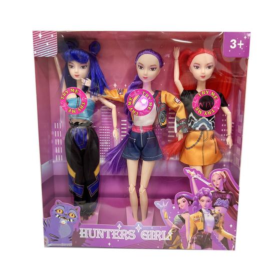 Виниловая фигурка Vinyl Hunters Girl Аниме Фильм Девушка Идол Экшн-фигурка с подвижными суставами Коллекционная Игрушка для ролевых игр Подарок для девочек