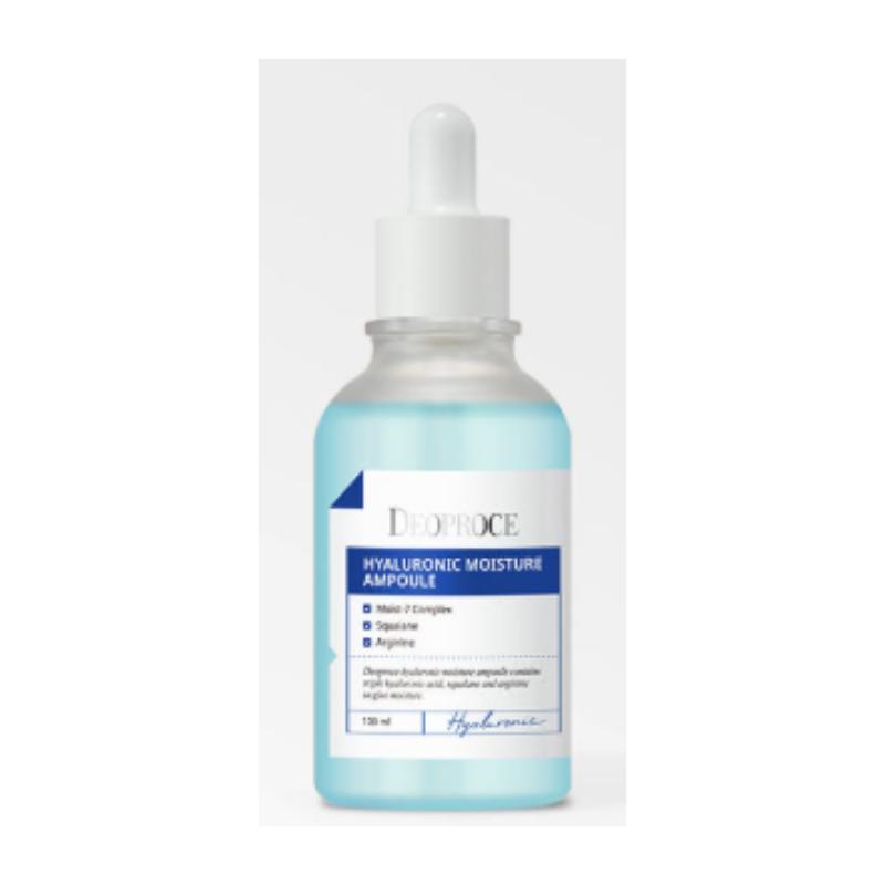 Deoproce Hyaluronic Moisture Colorful Ampoule 100ml – Intensive Hydration & Plumping Serum