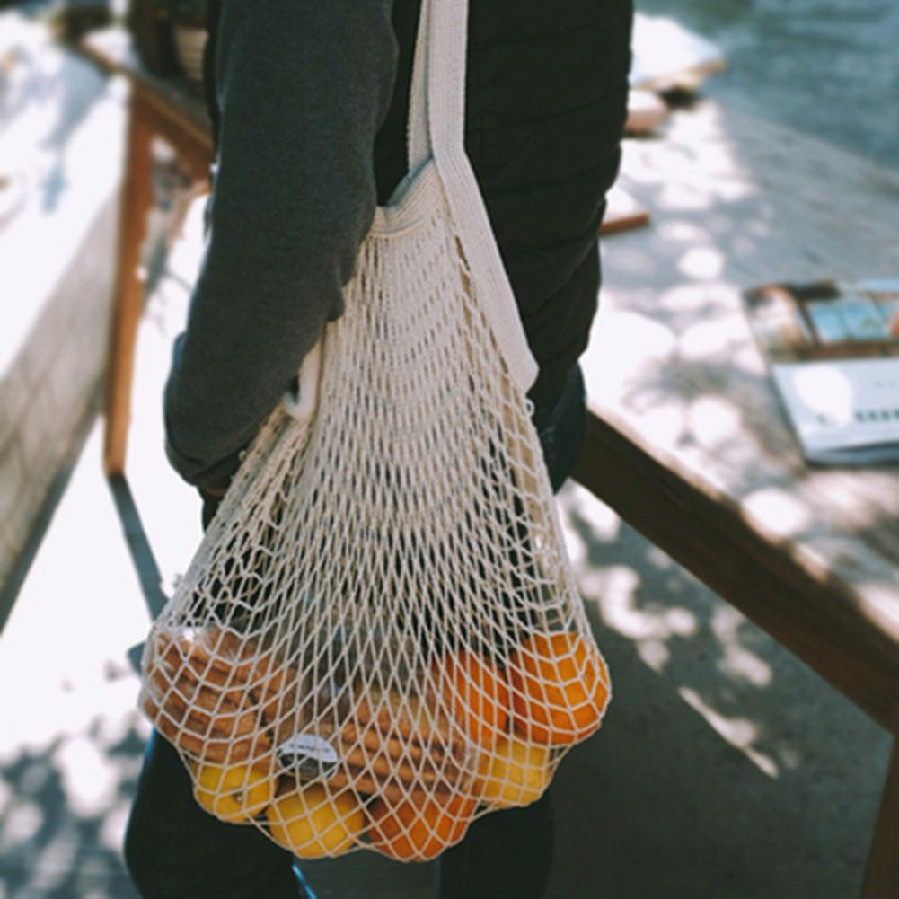 Многоразовая хлопковая сетчатая сумка для покупок, сумка-сетка, сумка для фруктов и овощей, сетка для продуктов, сумка-шоппер для хранения