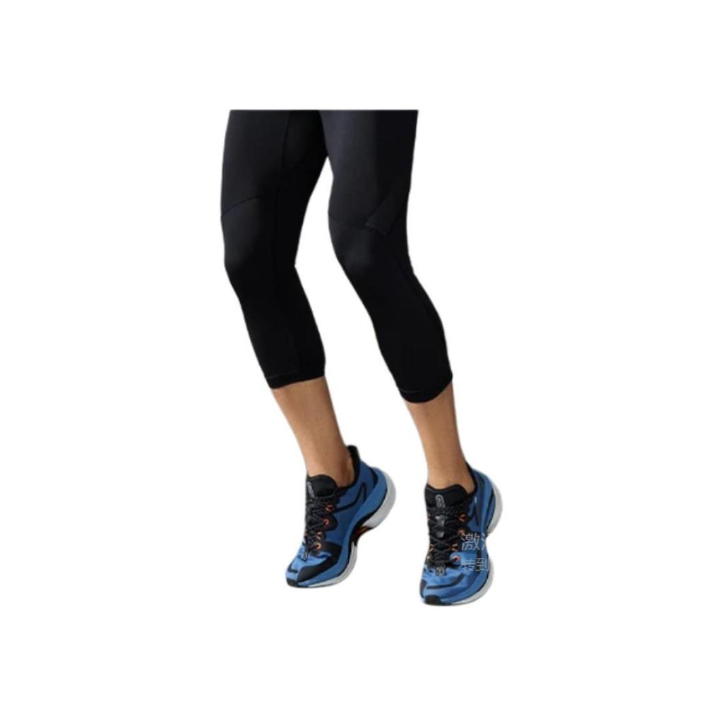 Штаны для фитнеса Li Ning Training Series с логотипом Seven-Point, черные, мужские AUQSB25-1