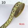 1 Meters Sewing Fabric Jacquard Ribbons Floral Embroidered Straps Woven Lace Trim Stylish