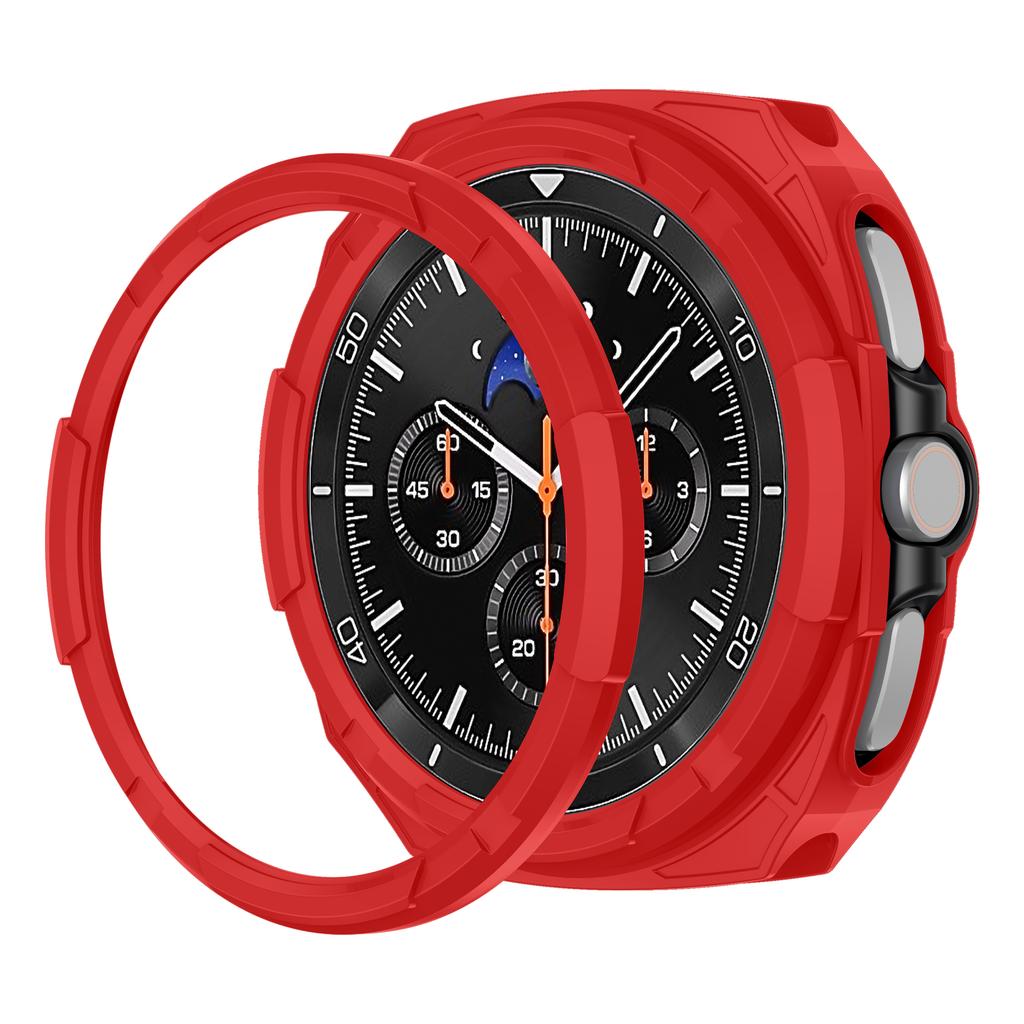 Прочный Безель+Мягкий TPU Бампер Чехол для Samsung Galaxy Watch 8 classic 46мм Защитная Крышка Galaxy Watch 8 classic Защита